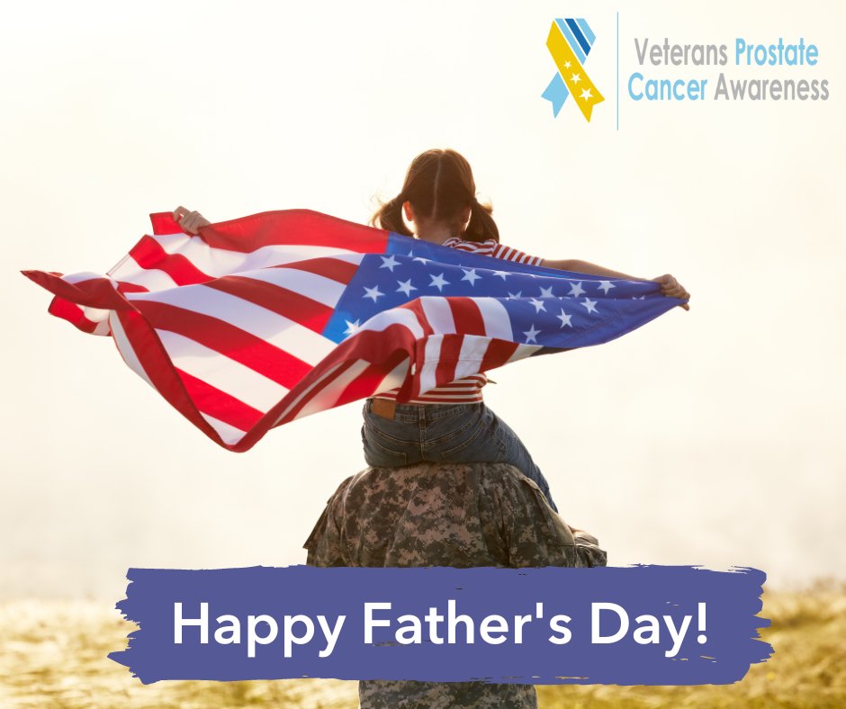 Today, we salute the courageous fathers who have served our country and had to battle prostate cancer. We stand with you in your fight. And to the families supporting their loved ones, you are a vital source of strength! Together, we can make a difference. Happy Father's Day!