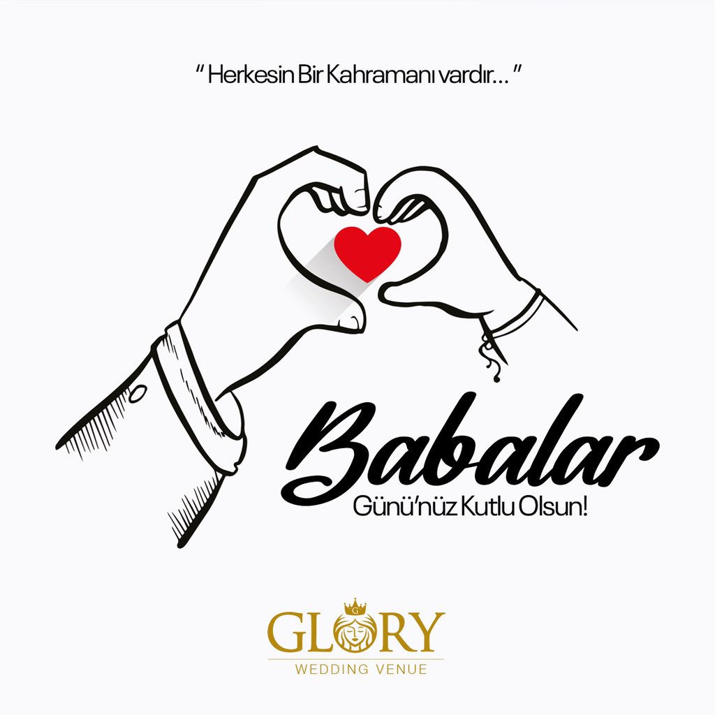 Glory Wedding Venue olarak tüm babaların Babalar Gününü Kutlarız!!

#babalargünükutluolsun 
#Baba