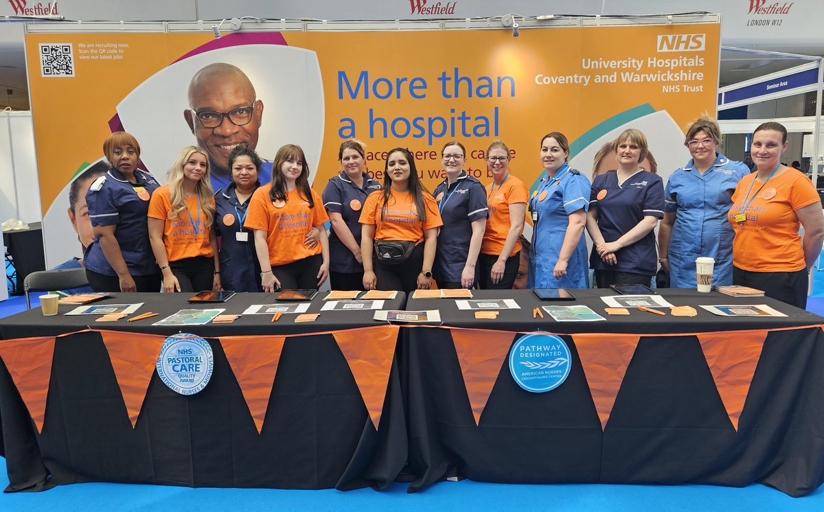 WOW! A BIG THANK YOU to everyone who stopped by our stand at the Health &amp; Social Care Jobs Live event, and to those who took part in our dancercise demonstration – you were all amazing 🎶 💃 💙

You can find out more about joining #TeamUHCW at uhcw.nhs.uk/where-careers-….
