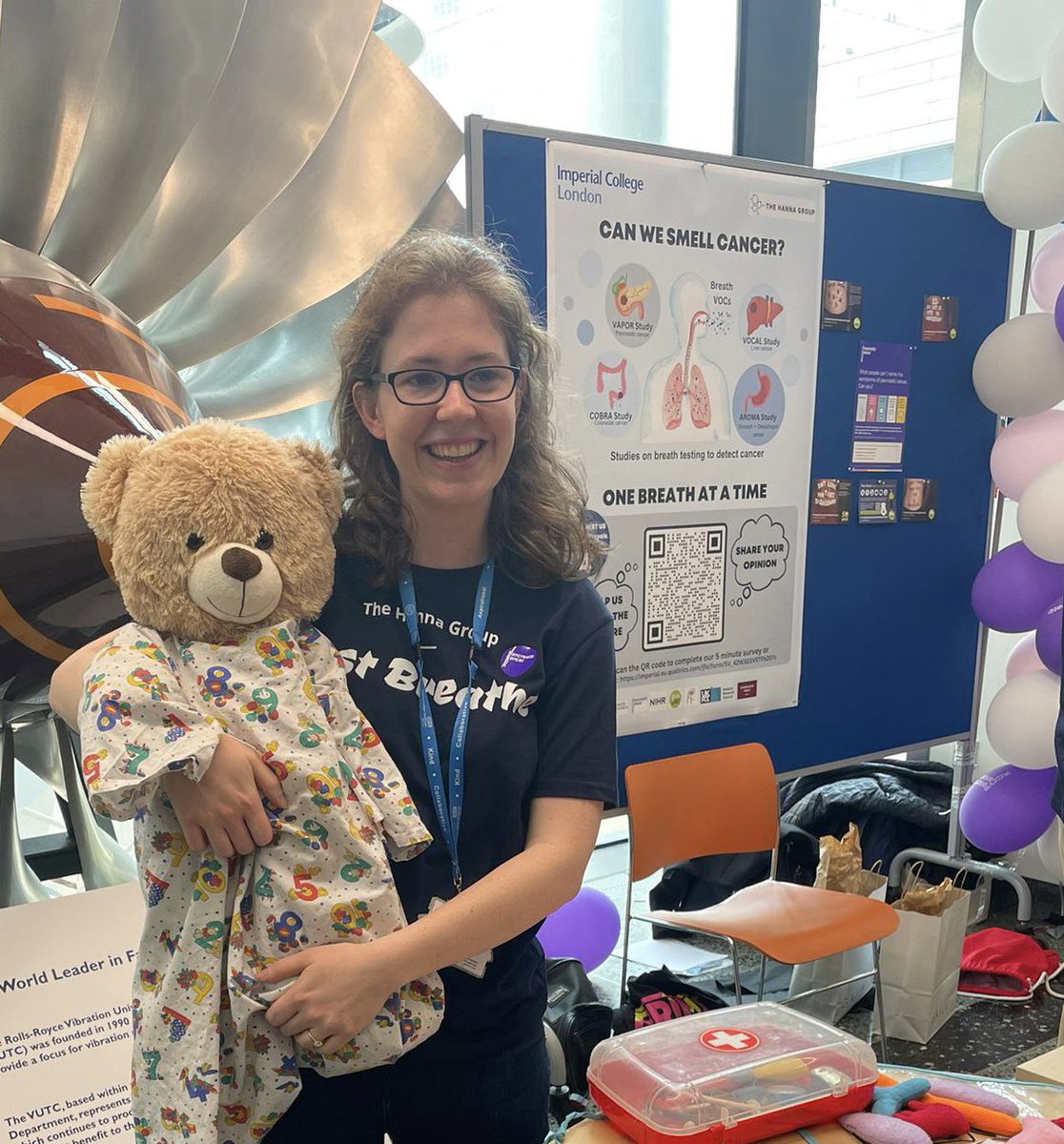 Caoimhe Walsh (@caoimhe_m_walsh) on Twitter photo This little bear slept well after a long day of impressive operations <a href="/ExRdFestival/">Great Exhibition Road Festival</a>.
Come by today to learn about our breath testing technology for cancer detection, and get a chance to see what’s inside our bear’s tummy! Huge thanks to <a href="/ICTeddyBearHosp/">Teddy Bear Hospital</a>🧸😷
<a href="/HannaGroup_ICL/">TheHannaGroup</a> #stem This little bear slept well after a long day of impressive operations <a href="/ExRdFestival/">Great Exhibition Road Festival</a>.
Come by today to learn about our breath testing technology for cancer detection, and get a chance to see what’s inside our bear’s tummy! Huge thanks to <a href="/ICTeddyBearHosp/">Teddy Bear Hospital</a>🧸😷
<a href="/HannaGroup_ICL/">TheHannaGroup</a> #stem
