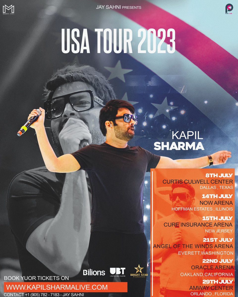 #usa #live #kapilsharmalive2023 #kslive2023 
for ticket bookings:- link in bio! 
#pinkcatfilms   #bilionsmedia #tmtalentmanagement #jayssahni #sahilmegahertz #teamkapilsharma