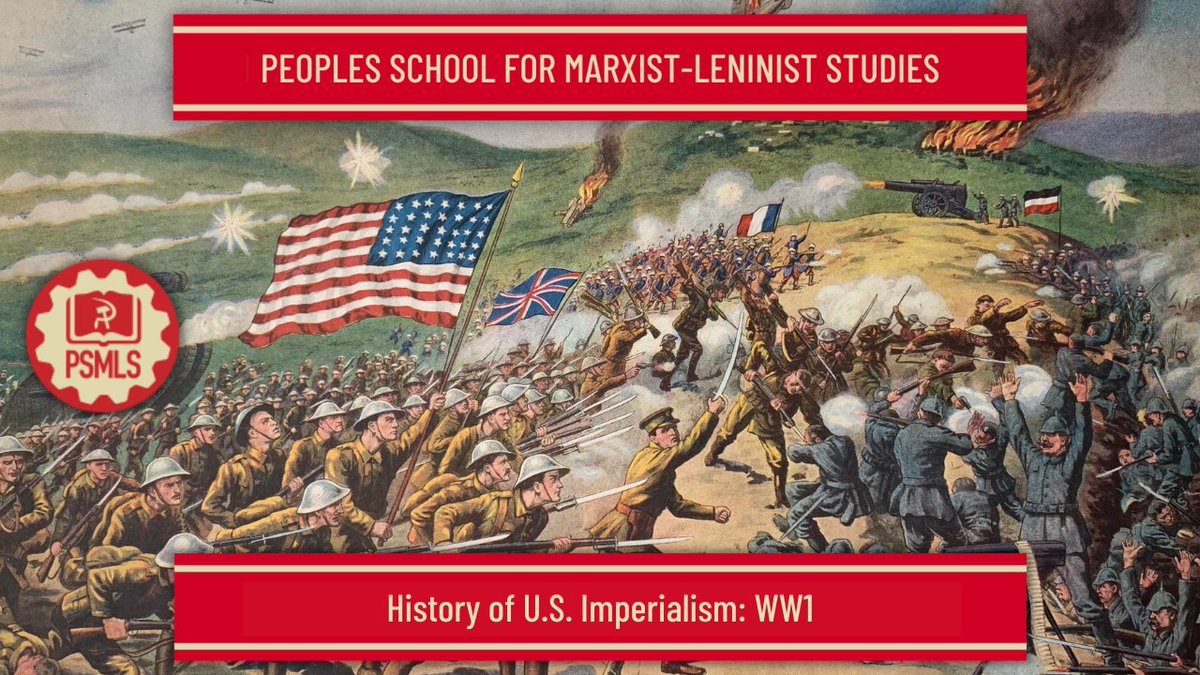 PeoplesSchoolUS's tweet image. This week we continue our series with the 2nd class on the history of U.S. imperialism, this time delving into the American intervention in WW1, further development of American imperialism and the role of the United States in the “interwar years.” #PSMLS

peoplesschool.us/june-20th-22nd…