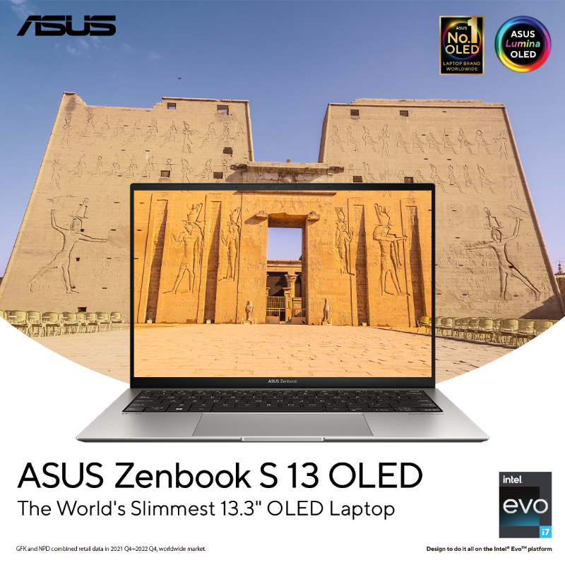 ASUSEgypt's tweet photo. MOBILITY
The laptop that moves with you!
World's Slimmest 13.3" OLED Laptop
#ASUSZenbookS13OLED #ZenbookS13OLED #S13OLED #ASUSOLED #ASUSLuminaOLED #ASUSEgypt
#ASUSZenbookS13OLED #ZenbookS13OLED #S13OLED #ASUSOLED #ASUSLuminaOLED #ASUSEgypt