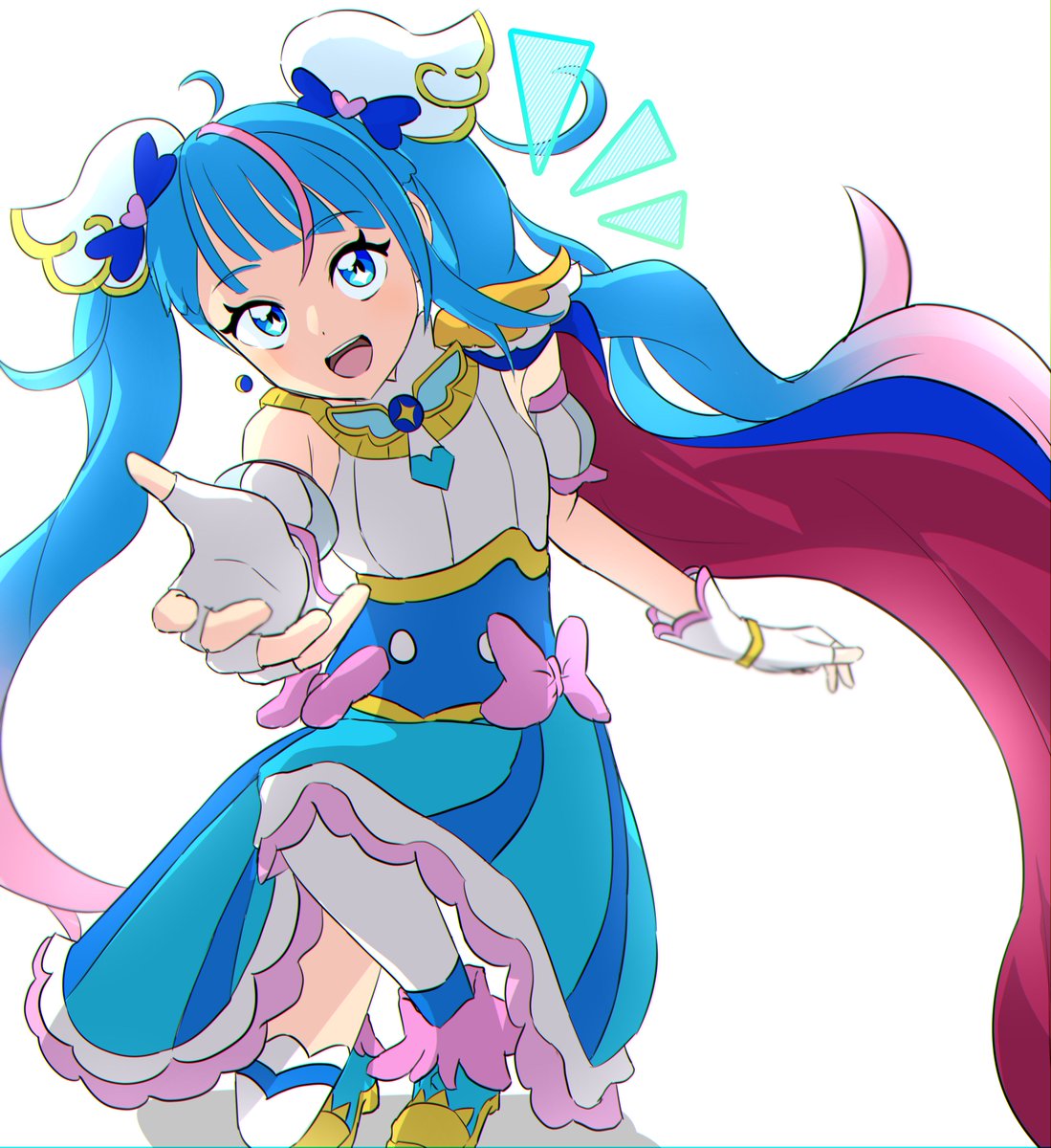 💛キュア🖤ホーク🤍㊗️プリキュアシリーズ20周年 ️🎊🎉 on Twitter "キュアスカイ"