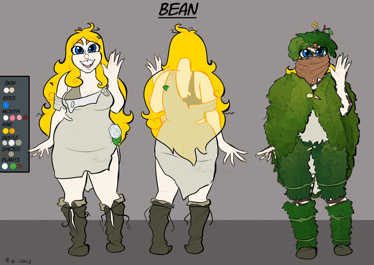Demonspirit101's tweet photo. new ref for Bean for the upcoming #artfight 

tags: #art #artwork #artist #oc #originalcharacter #ref #femaleoc #cute #happy https://t.co/WEWlom0U7B