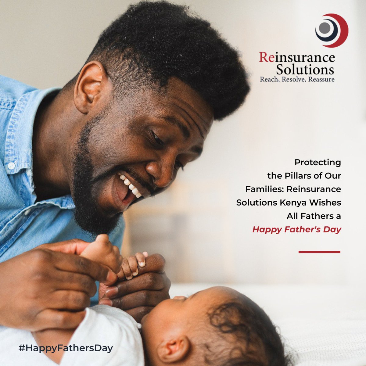 To all the incredible fathers who make a difference every day, Reinsurance Solutions sends heartfelt wishes for a Happy Father's Day. May your legacy be safeguarded, and your family's dreams realized. #HappyFathersDay #LegacyProtection #ReinsuranceSolutions
