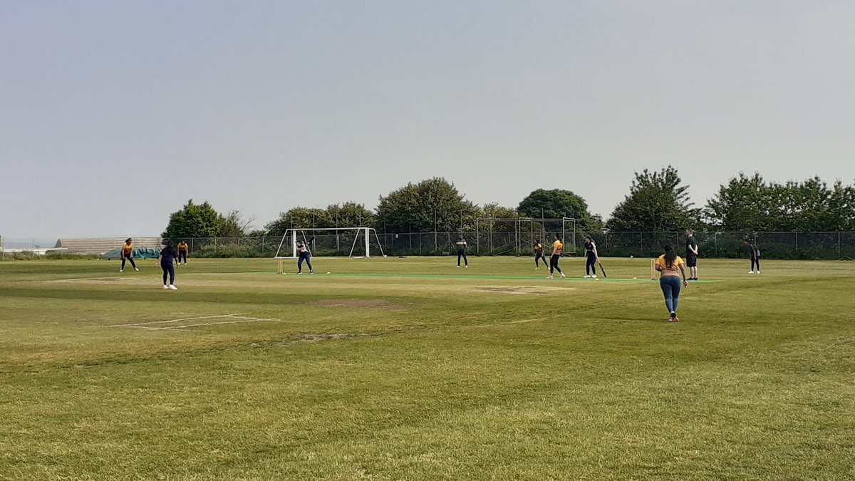 UniStaffCC's tweet photo. Family day/70th anniversary celebration is underway with a softball match - Anston vs Sheffield Super Queens https://t.co/K54D4kxjnV