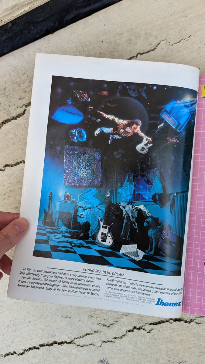 jckbrd's tweet photo. 90s guitar magazines are a treasure trove of brilliant ads. So dynamic and creative, I skip the articles just for these. https://t.co/7dXxMq9Azr