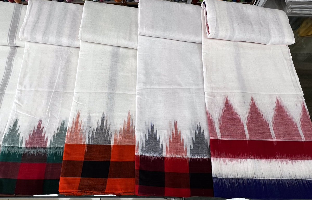 HandloomSaga's tweet photo. Pure Cotton Sambalpuri Ikkat Dhoti-Chaddar Joda Set For Men of 10 x 5 size.
#RathYatra #dhoti #sambalpuri #handloom #Handloomsaga #menswear #ethnicwear #odishahandloom #F12023 https://t.co/Y8dpm26xl7