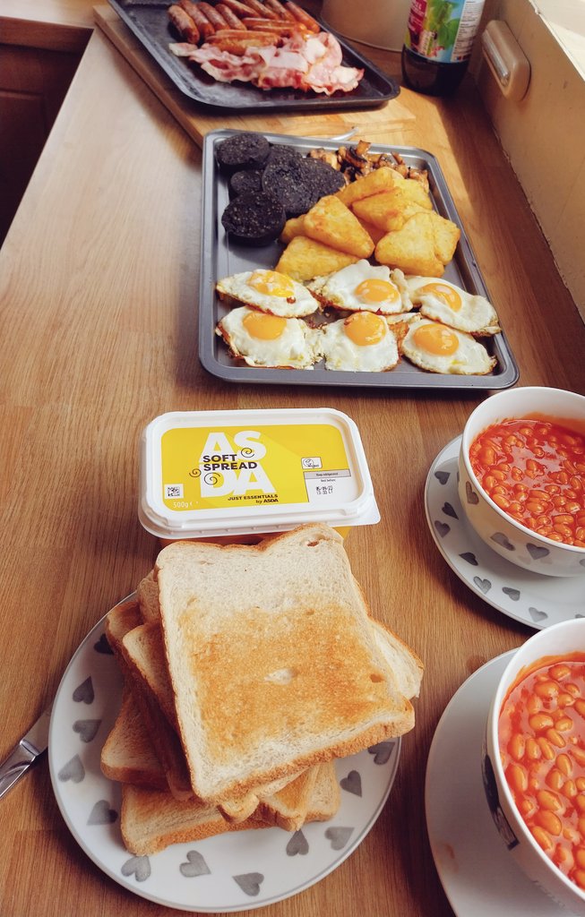This is how the English do breakfast!