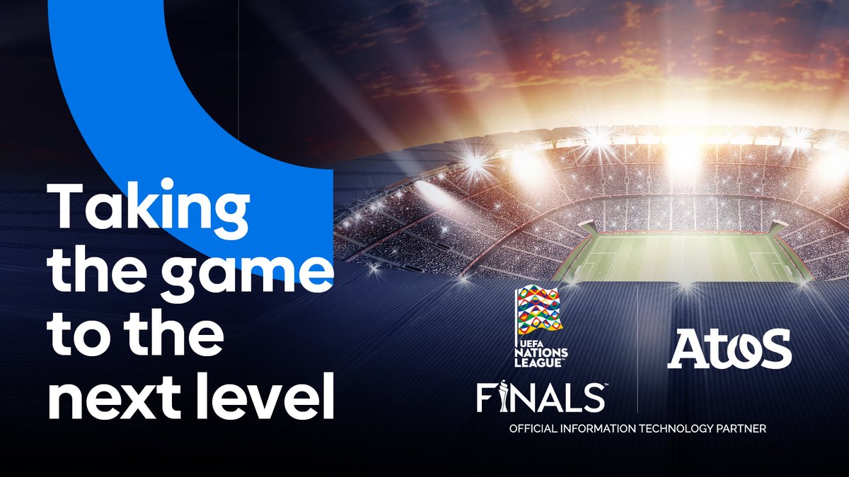 As the Official IT Partner of the <a href="/UEFA/">UEFA</a> National Team Football, Atos's expertise benefits fans worldwide and the European football. 
While we bring innovation to the IT landscape of national team competitions, a new team will lift the UEFA #NationsLeague Finals. 🏆 
#PowerOfWe
