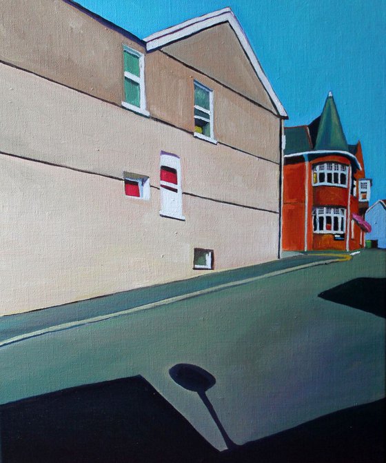 Delighted to have SOLD 'Park Place, 2018' an  #urbanminimal oil painting of Brynmill, Swansea via Artfinder to a collector in the UK. #Brynmill #Swansea #Wales