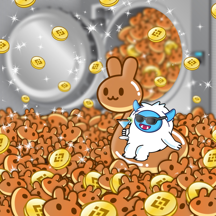 It's Vault day! If you hold $MONSTA you will be able to claim free $CAKE and $BNB at 3.25 PM UTC today!