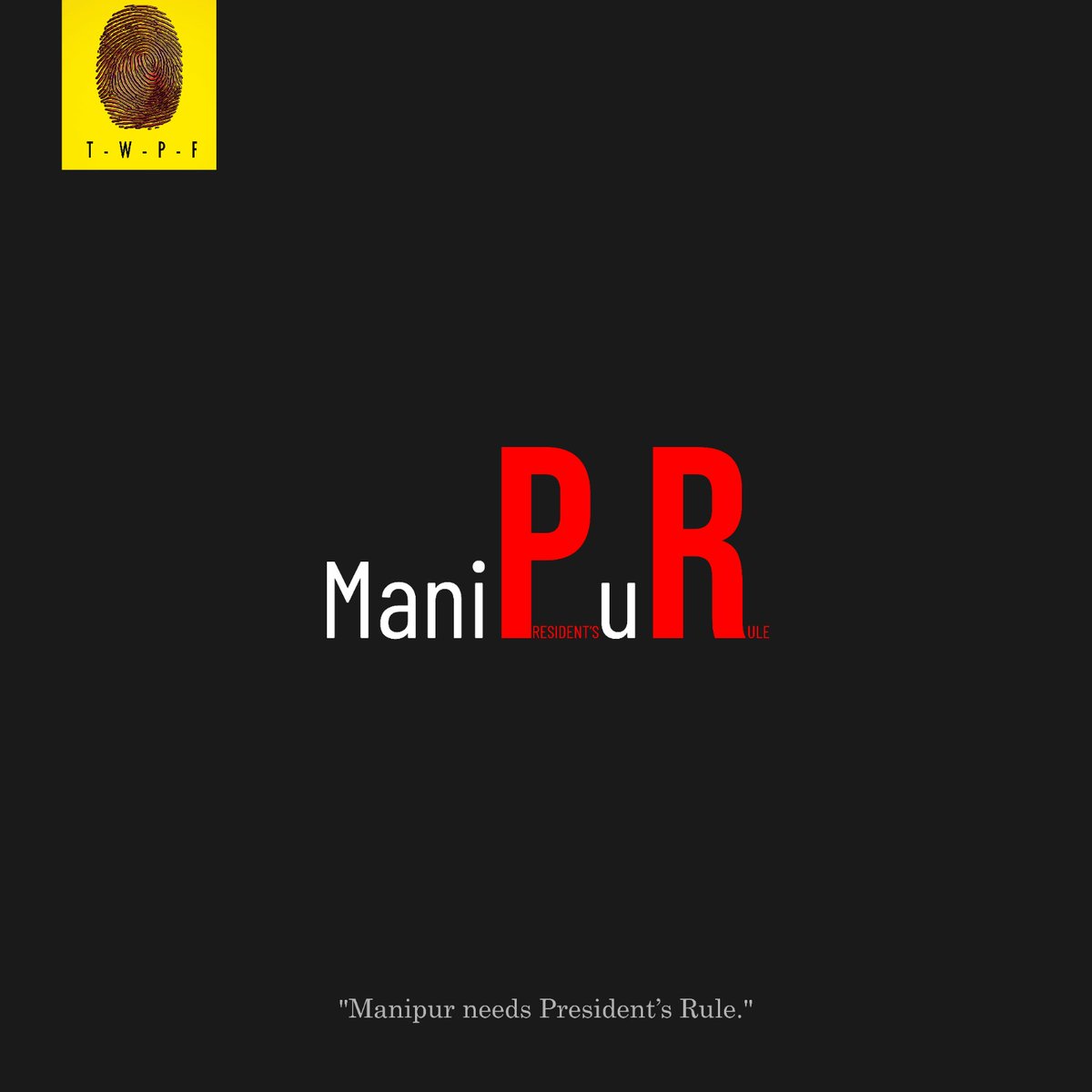 yuikan's tweet image. Manipur is in pain, we need a President's Rule ASAP. Where are you PM Modi?