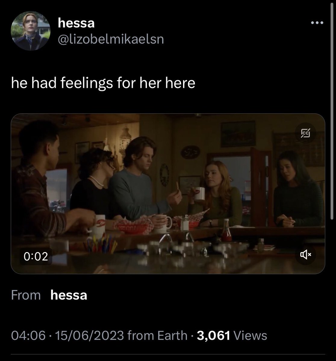 Love that the #NancyDrew fandom has decided to process the utter heartbreaking devastation of 4x03 by incessantly posting screenshots of Ace at any point during the show with the caption “he had feelings for her here” 💀