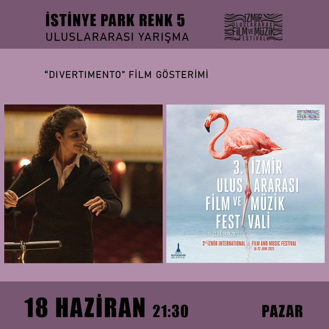 Uluslararası Yarışma kategorisindeki 'Divertimento' , bugün saat 21:30'da İstinyePark Renk Sineması'nda gösterimde.

Yönetmen :
Marie-Castille Mention-Schaar

#divertimento
#divertimentofilm
#izmirfilmvemüzikfestivali