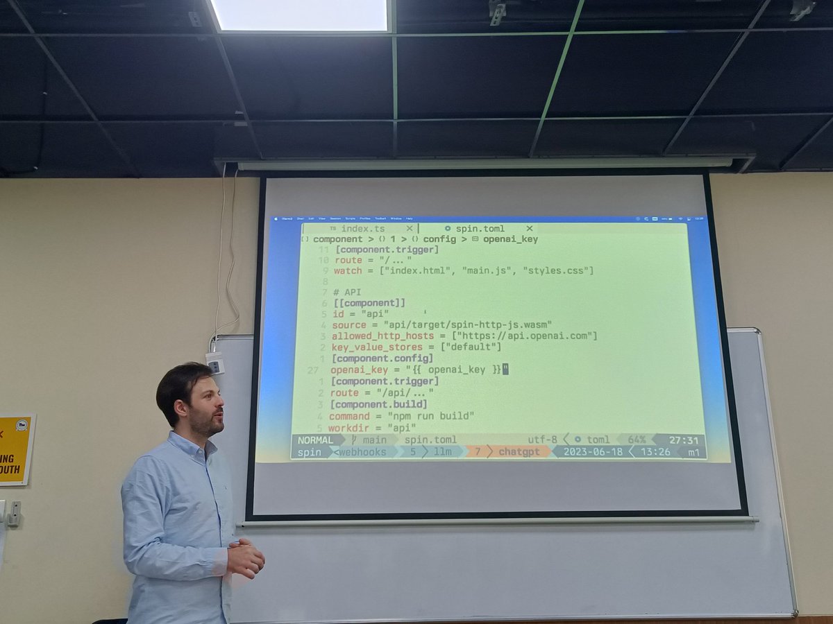 Nishith_Savla's tweet image. Highly impressed by WASM&apos;s startup  performance!!
The WASM runtime is able to cold start, run and shutdown itself on each request in less than a microsecond. 

Thanks @matei_radu for the amazing demo.

#cncfthane #wasmmumbai #cloudnativefdn