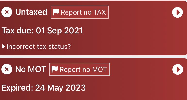 #Volvo stopped in the @LiskeardPolice area after reports of erratic driving. Female driver has no driving licence, no insurance, MOT expired in May ‘23 and VEL expired in September ‘21. Three children inside the vehicle not correctly restrained. Vehicle seized & driver reported.