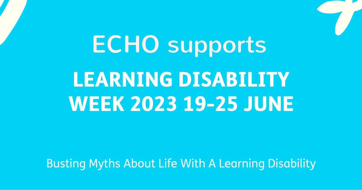 At ECHO we're getting ready to celebrate Learning Disability Week, which starts tomorrow. It's a national week but there are lots of events happening locally -click on this link for a menu of things you can get involved with:
herefordshiremencap.com/learning-disab…
#learningdisability #inclusion