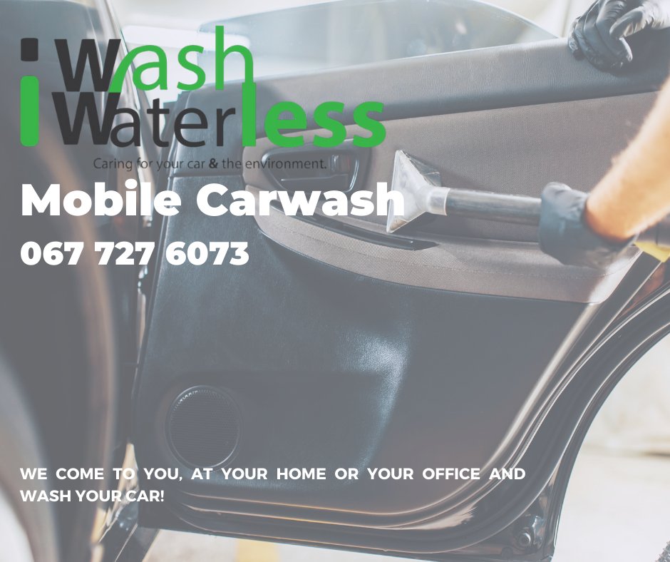 Save Time, Skip the Line! Our Mobile Carwash Brings the Ultimate Cleanliness to Your Doorstep.

Midrand, Centurion: Call us and book your carwash appointment today: 067 727 6073

#MobileCarwash #Carwash #MyBizPromo #Fathersday