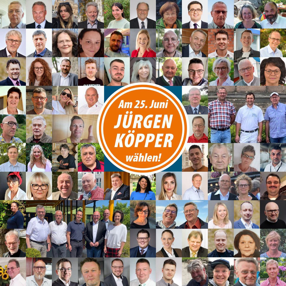 die_meissner's tweet photo. In einer Woche ist #stichwahl im #LandkreisSonneberg ! Wir brauchen jetzt einen #Landrat , der zusammenhält und gemeinsam die Probleme vor Ort angeht. Deswegen unterstützen Viele aus der Breite der Gesellschaft unserer Region #JürgenKöpper !
#Köpperwählen @cdu_thueringen https://t.co/WSxd9iSk6m