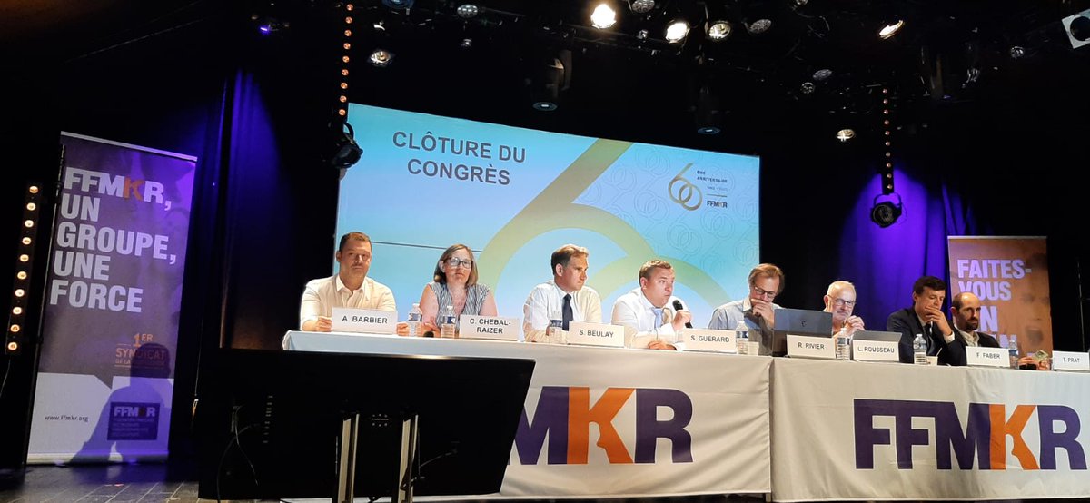_FFMKR's tweet photo. Clôture du 60 ème congrès de la FFMKR
Un grand merci à l'ensemble des participants pour la qualité des échanges durant tout ce week-end !
#FFMKRcCLAIR #congres60ans https://t.co/esJbhcthxN