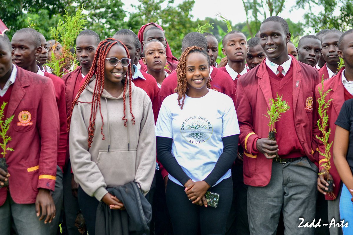 onechildonetree's tweet photo. Yesterday 17.06.23 we had a successful tree planting excercise at Paul Boit High School.
In Conjunction with the County Govt of Uasin Gishu an various organizations who suppoted us we planted 1,500 trees.
@JeffreyKosgei
@LamechLamarch25
#onechildonetree #ClimateAction https://t.co/3lFmQZXbnJ