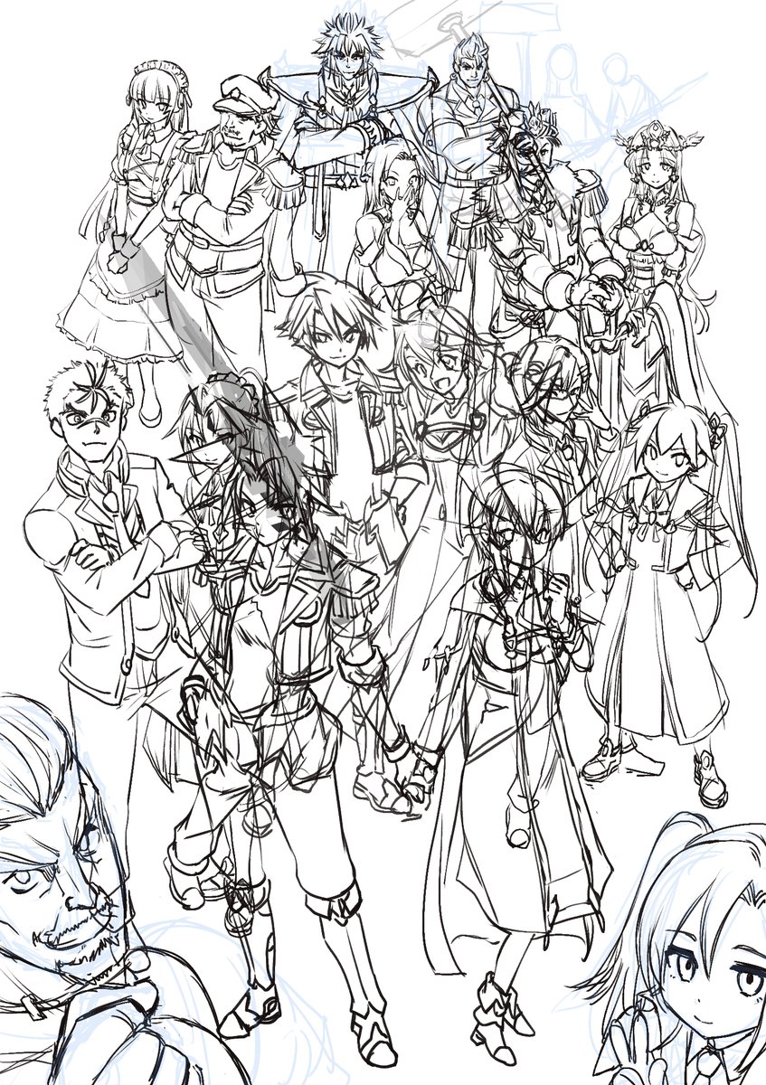 yakinabesan01's tweet image. かわおさ成り上がり戦記のファン感謝イラスト
制作中！！ｂ
#ピッコマ ＃WEBマンガ　#なろう小説 
#絵柄が好きっていう人と繋がりたい