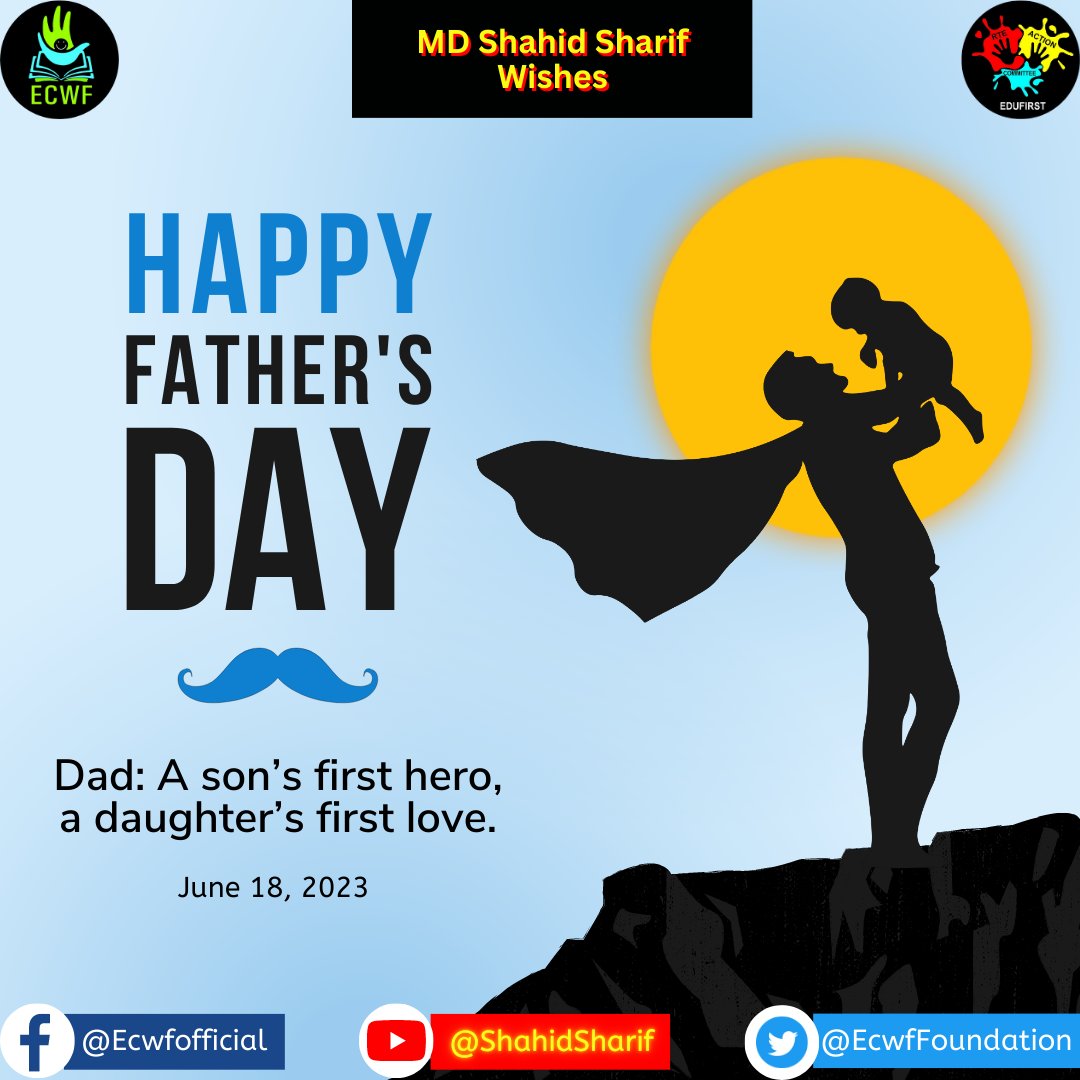 EcwfFoundation's tweet photo. When it comes to dads, We don't think it could get any better than this. Celebrating you today reminds me just how much you touch those around you!
Happy Fathers day!
#fathersday #happyfathersday #happyfathersday2023 #edufirst https://t.co/QY5Qxm6VBZ