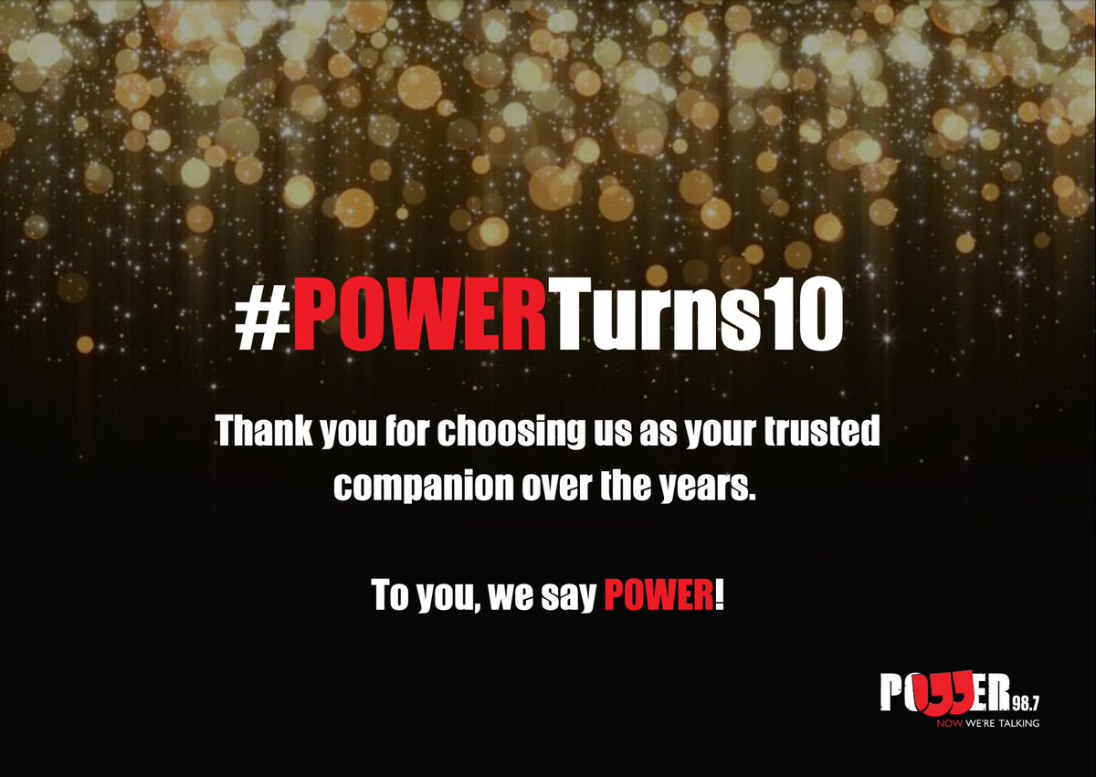 #POWERTurns10