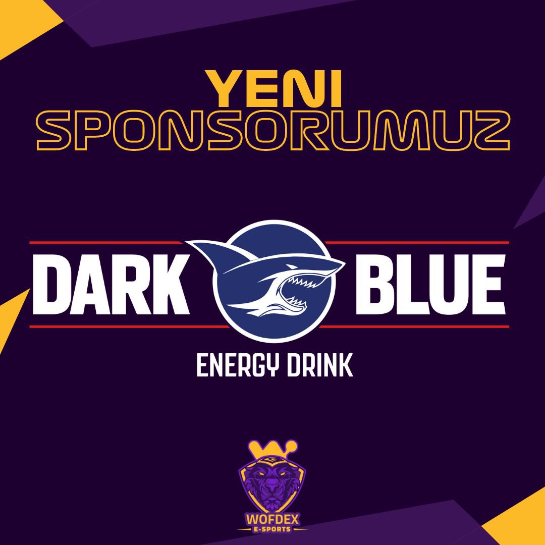 Dark Blue ile enerjimiz hep full! ⚡️

Yeni sezonda takımımızın yeni sponsorlarından biri Dark Blue Energy Drink oldu!

#Gelecekşimdi #Wofdex #CryptoExchange #VamosWofdex #WofdexEsports