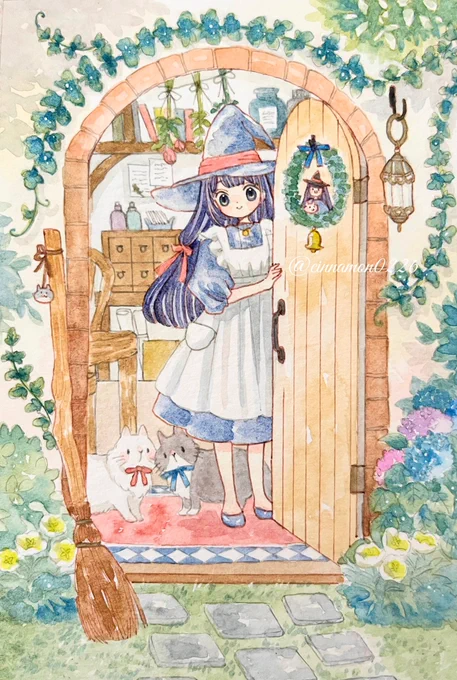 #フォロワー10000以下の一次創作作家発掘フェス フリルとリボンが好きです。最近はねこさんよく描きます