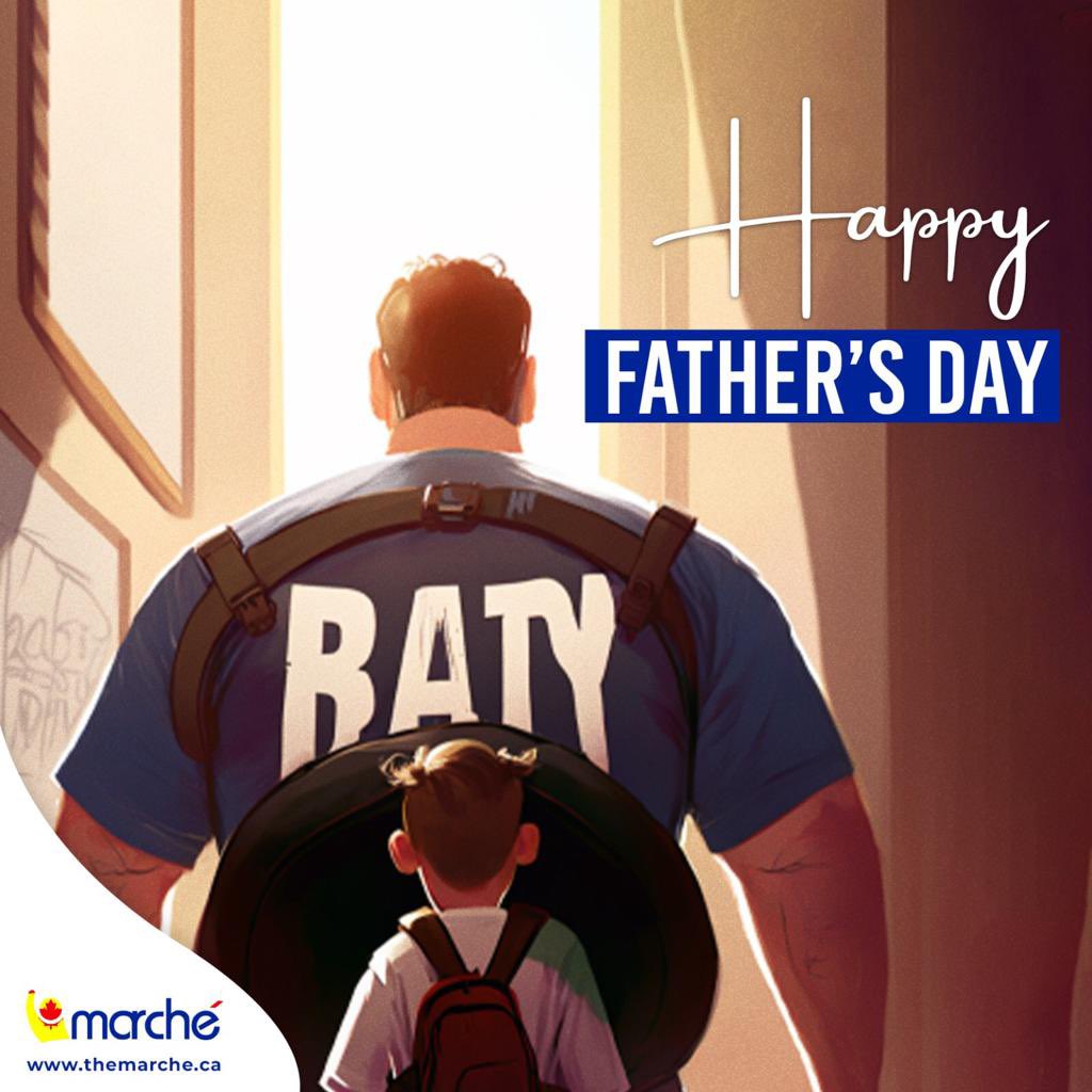 marche_the's tweet photo. Cheers to our real-life superheroes! 🦸 

Celebrating all the incredible dads who make the world a better place. Thank you for your unwavering dedication and sacrifice. 🙌

Happy Father's Day! 👨‍👧‍👦

#fathersday2023 #fathersday #reallifehero #celebratingdads #themarche #marcheCanada https://t.co/OiYF77XEzE