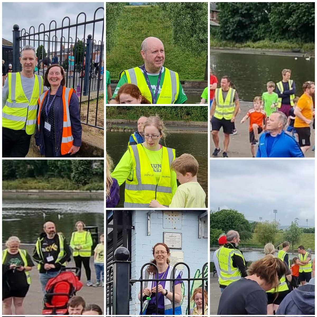 💚 Our hi vis heroes making it possible #lovevolunteers #loveparkrun 💚