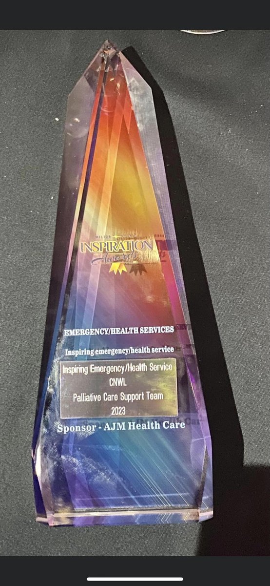 lozz75's tweet photo. Congratulations to MK Palliative Care team and ACS carers for winning at the MK awards last night! Great recognition of the amazing work you all do for the community @CNWLNHS @pughdavina @realjps @ClaireCNWL @mariaannobrien @EmmaClinPsych @FrenchKazza @CulleyjJohn @BigPantsNurse https://t.co/zgCdPx25Pn