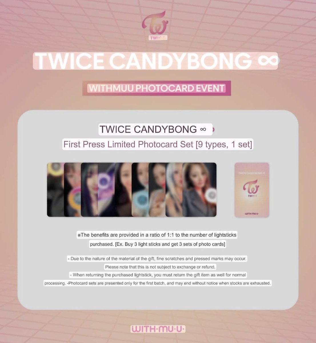 MAGICAL_SEOUL on Twitter "PH GO 🍭TWICE CANDY BONG INFINITY with WITHMUU POB — 2900 php eta