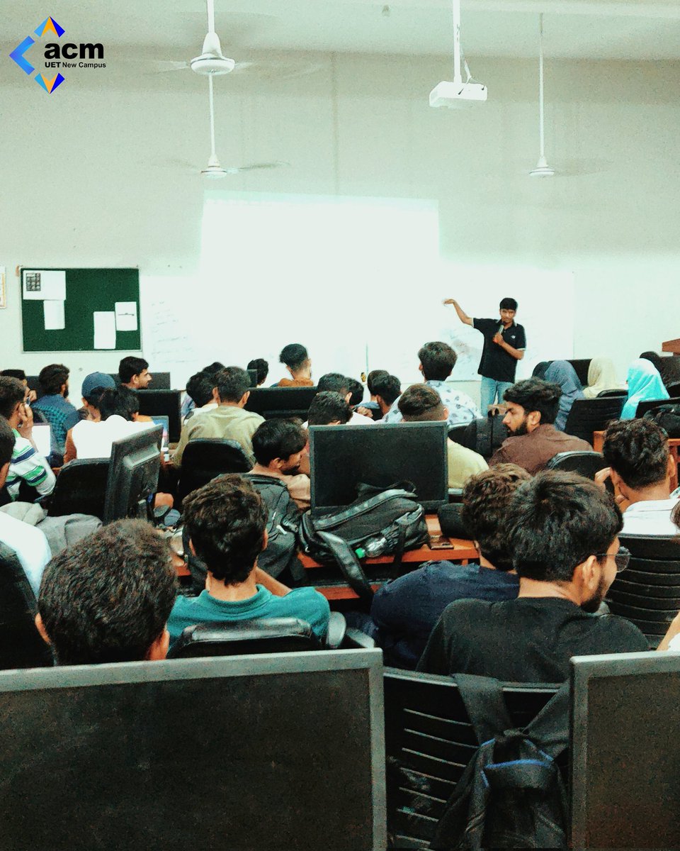 sami_says1's tweet photo. Delivered the 1st ever session at my own University (UET Lahore New Campus)! 🚀💥

It was a great session in which 170+ students were attendees!

It was a productive session to help juniors as they embark on their venturous coding journey to revolutionize the world. https://t.co/4iyALjxfGP