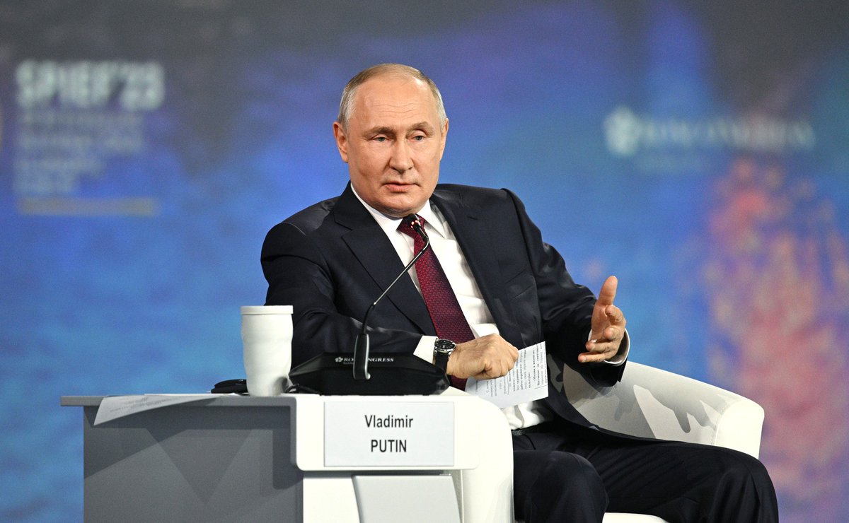 PUTIN: 'Europe has sharply increased power generation from coal, and it's being done by the same people, the so-called greens, who just yesterday were the most vocal about the need to completely shut down coal power... Everything has been forgotten, all that blabbering has been…