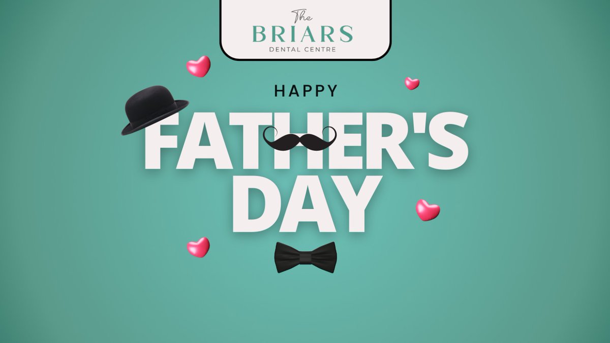 On behalf of everyone at Briars Dental Centre, we wish you a day filled with joy, laughter and the warmth of family. Happy Father's Day!

#FathersDay #ProfessionalDads #BriarsDentalCentre #OralHealth #FamilyDentistry #DentalCare #HealthySmiles