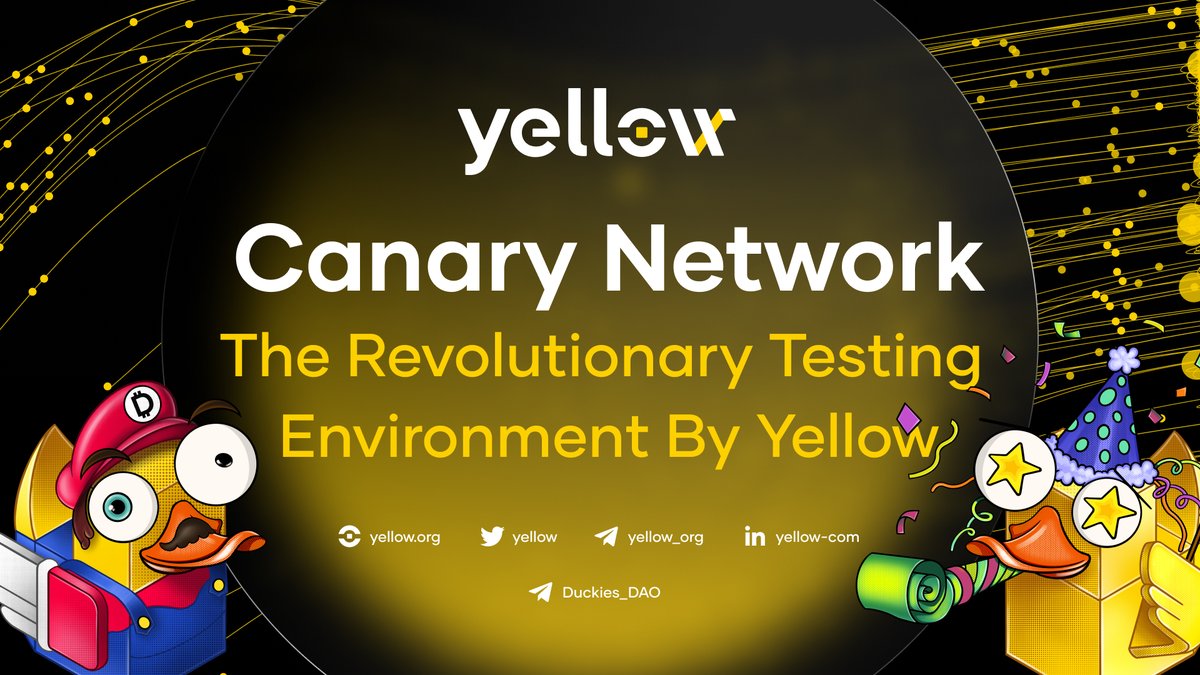 🧵🐥 Embark on a thrilling journey as we explore the incredible evolution of Duckies, the revolutionary Canary Network by Yellow. 

Get ready for a tale of innovation and community empowerment 🚀💛