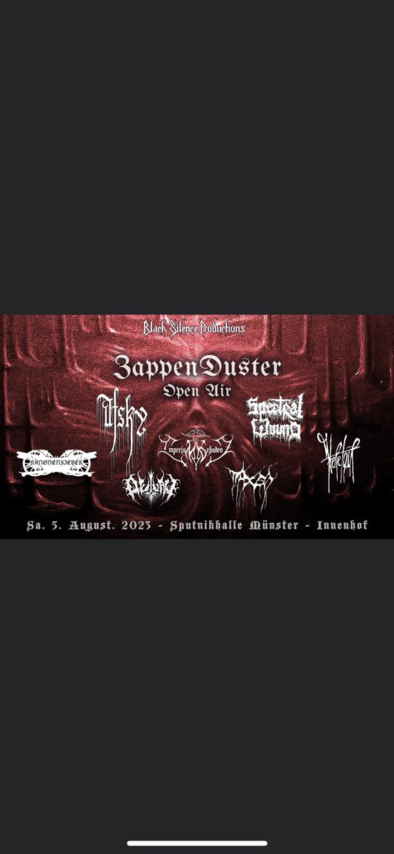 Gerade Karten geordert! Das wird ein Fest 🤘🏼🕺🏻🕺🏻