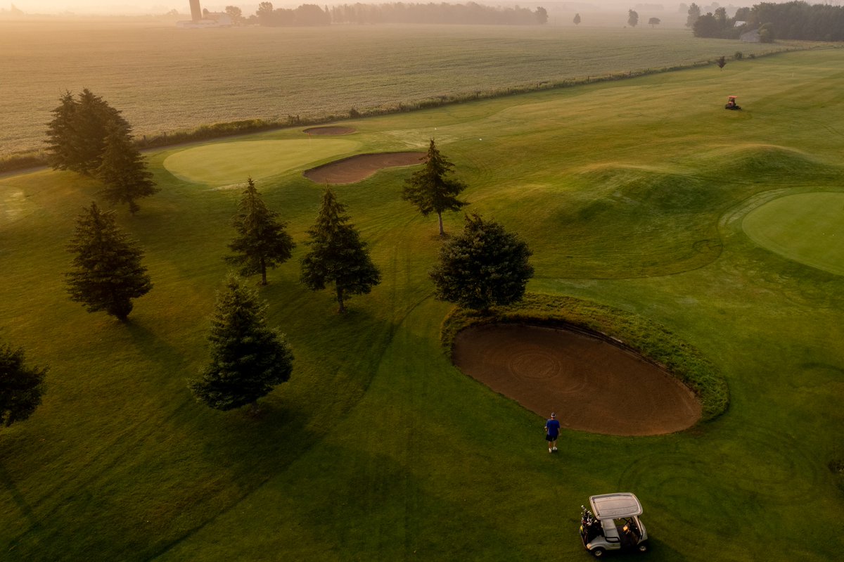 My pro shop at 5.15am this morning. Happy Fathers Day to all The hard working superintendents working this morning. Hope everyone gets to watch some US Open later with family. <a href="/GolfNorthToday/">GolfNorth Properties</a>