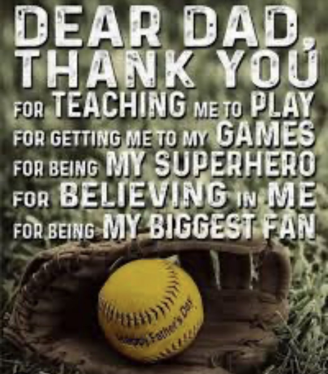 Happy Father’s Day!! Thank you to all the dads who are sharing their day with us today!!!! #softballdads #softballfamily #oneteamonefamily #lastdance