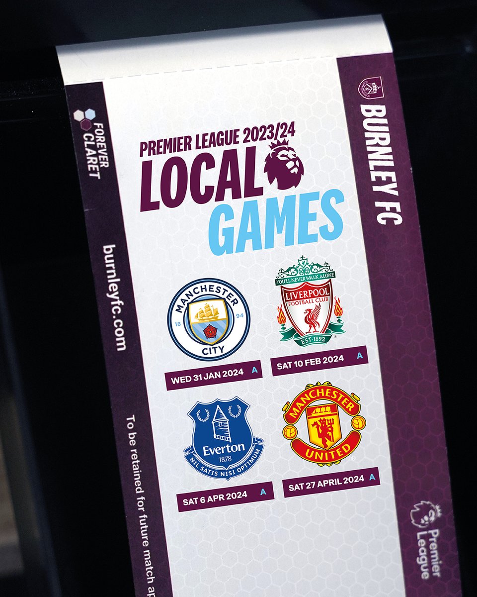 Burnley FC 🏆 on Twitter "Some tasty away games await in 2024 😍"