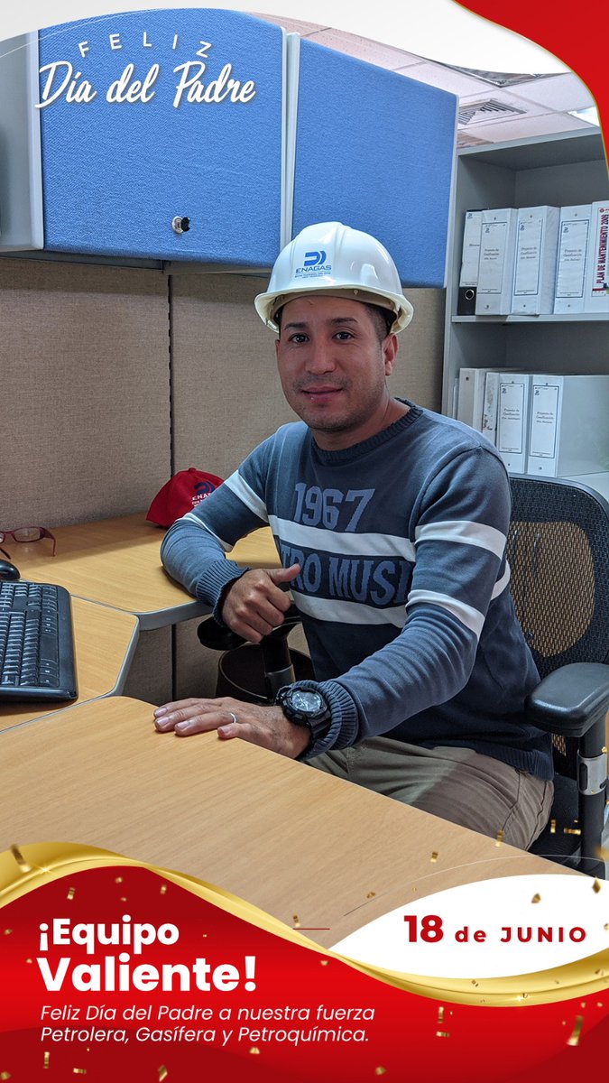 ENAGASve's tweet photo. Expresamos nuestro fraterno saludos a todos los Padres de la Patria de Bolívar y Chávez... Gracias por su dedicación y entrega en la construcción de la estabilidad familiar...🇻🇪 #DiaDelPadre #EquipoValiente @MinPetroleoVE @manuelrdeza https://t.co/9WKU7kfX1t