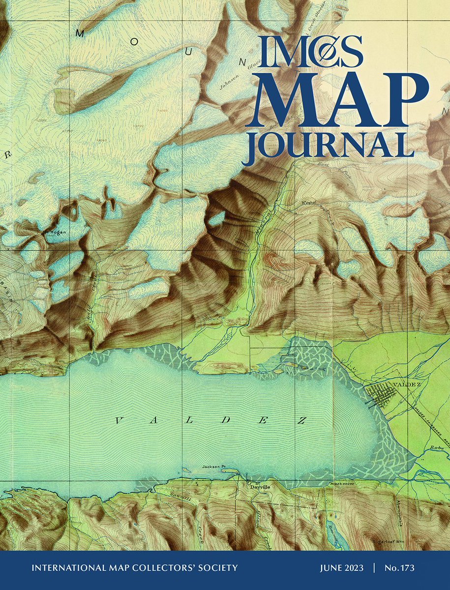 New articles in #IMCoS Map Journal on #Hal Shelton, #shaded relief mapping; Sabine River and Texas boundary; #Contarini–Roselli world map.