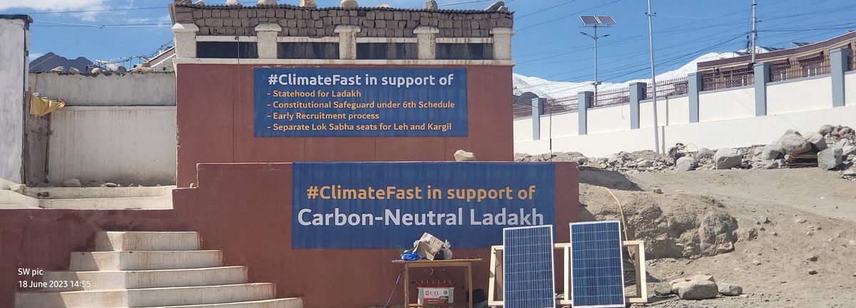 Wangchuk66's tweet photo. CAN YOU SUPPORT ME...! 
As my 7 day #ClimateFast begins today
In support of talks tomorrow between Ladakhi leaders &amp; #HomeMinistry
You can reduce my pain
Watch this video to know how...! 
https://t.co/MNfMklfelJ

#Ladakh #ClimateFast #ClimateAction
@AmitShah @PMOIndia https://t.co/yYLAOGg0i7