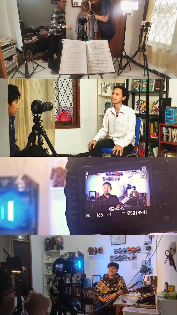 SwetaKartika's tweet photo. Kembali suting. 
Kali ini disutingin. 
#toonesia
#creativecamp https://t.co/QYS2ZuiLE8