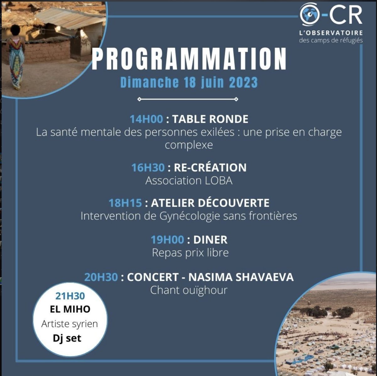 Observatoire des camps de réfugiés tweet media