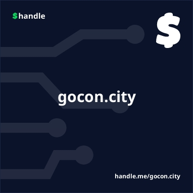 $gocon.city sold on jpg.store for ₳5 ($1.33)